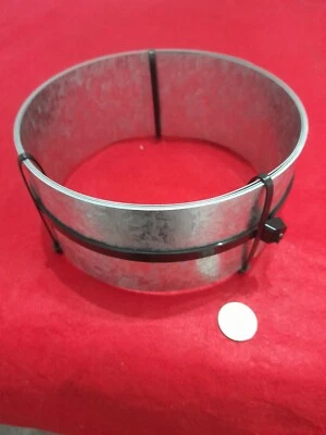 BPC 78.00mm x 0.7mm METAL GALVANIZED STEEL STRIP .1KG COIL 2.3 METERS.