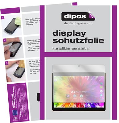 2x Schutzfolie für Acepad A121 klar Displayschutzfolie Folie Display Schutz