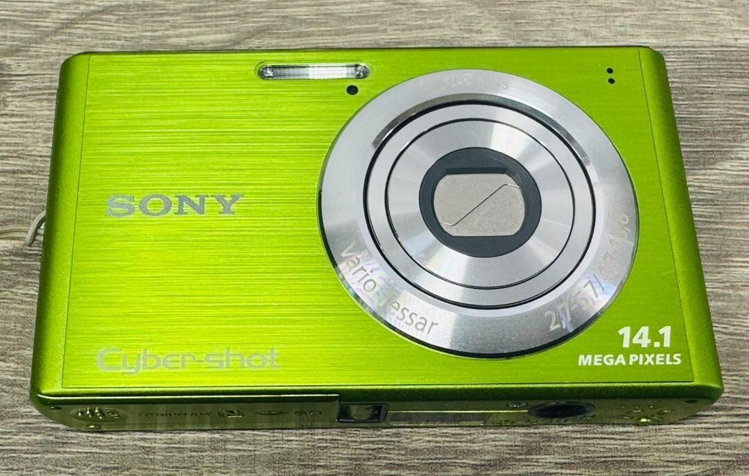 (美品) SONY Cyber-shot DSC-W550 グリーン SONY Digital Camera DSC-W550 Green Cyber Shot 4.0x Optical
