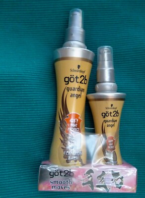 got2b Guardian Angel 2 Bottles DISCONTINUED Flat Iron Balm 3 oz & 6.8 oz