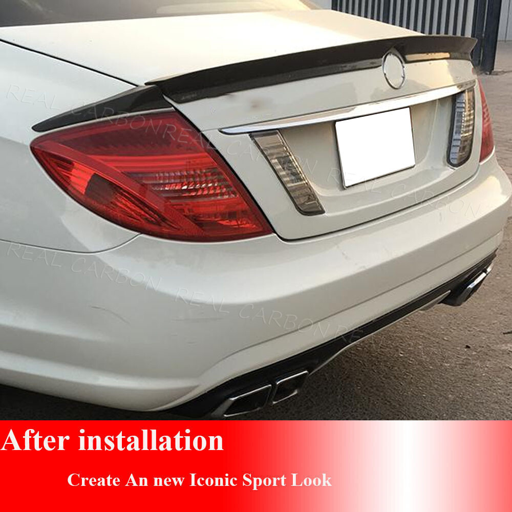 Fit for Mercedes Benz W216 CL63 CL65 09-12 Rear Trunk Spoiler Wing