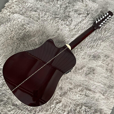 12 Strings Takemine Acoustic Electric Guitar Solid Spruce