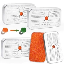 4/2 Pack 40 Gram Silica Gel Canister Reusable Desiccant Moisture Absorber LOT