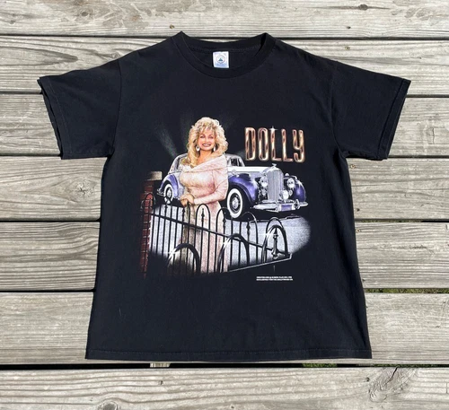 Dolly Parton Dollywood Country music Tshirt siz 1990s vintage concert t-shirt, vintage, size M, single stitch, B+ condition