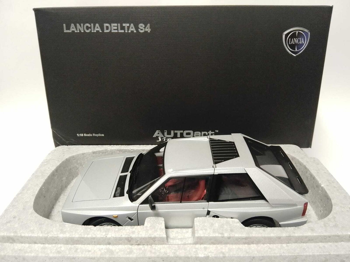 【絶版】AUTO art 1/18 Lancia Delta S4 1985 Autoart Lancia Delta S4 Street Grey 1985 1/18 74772 | eBay
