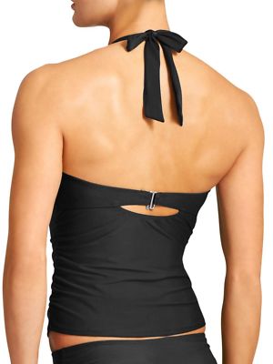 Athleta Tara Halter Tankini Sz 32D/DD Dress Blue Athleta Tara Halter Tankini Sz 32D/DD Dress Blue