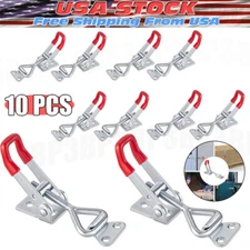 Heavy Duty Steel Toggle Latch Catches Adjustable Lock Clamp For Boxes Case New