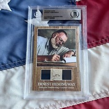 Ernest Hemingway Handwritten Word Cut from a ...