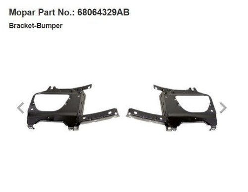 2010-2015 FOR DODGE RAM SPECIFIC MODELS FRONT BUMPER BRACKET SET- 68064329AB