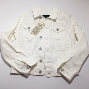 talbots white jean jacket