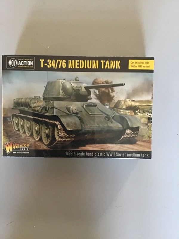 Bolt Action T34/76 Medium Tank Warlord Games