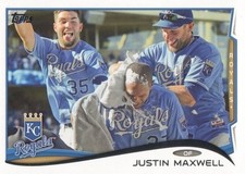 2014 Topps #594 Justin Maxwell Kansas City Royals