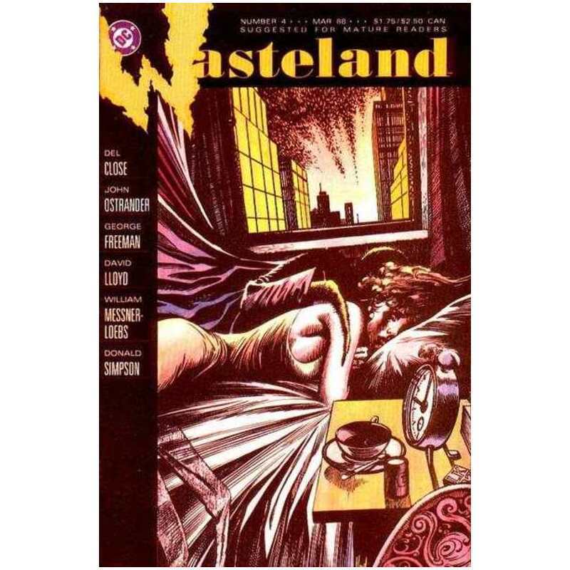 Wasteland (1987 series) #4 in Very Fine condition. DC comics [w.