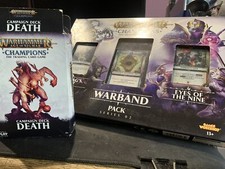 Warhammer AoS Champions TCG Warband Pack Series 02 & Death pack expansion.