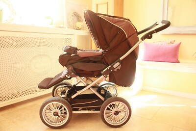 EMMALJUNGA Kombi-KINDERWAGEN City Cross  Pro Coffee  Babywanne, Daunensack etc.