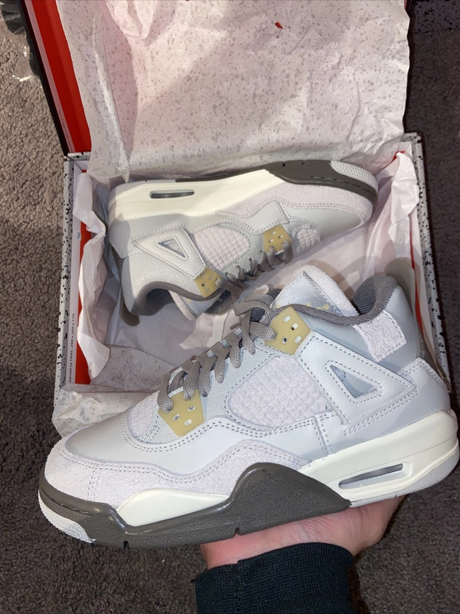 Nike Air Jordan 4 Retro SE Craft Photon Dust GS - Size 5Y / 6.5W