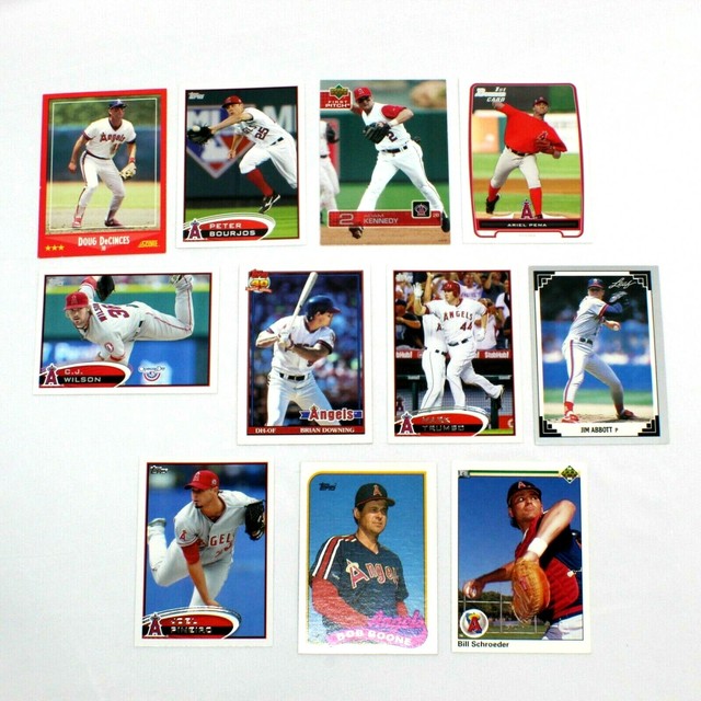 Angels baseball cards lot of 11 cards eBay