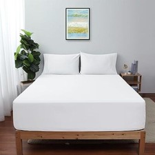 King Size Fitted Sheet Only White, 100 Egyptian Assorted Sizes , Colors