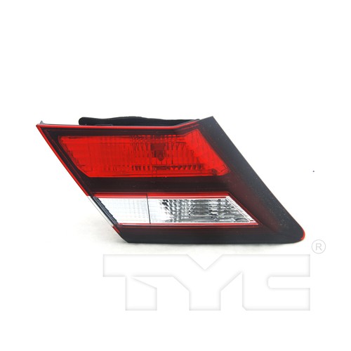 For 13-15 Honda Civic Sedan White Lens LED Rear Bumper Reflector