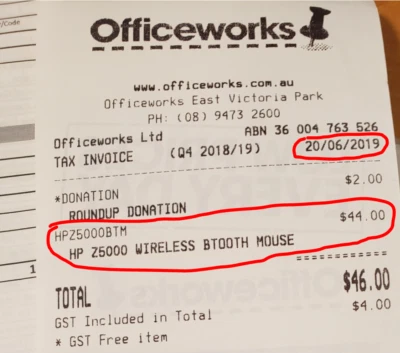 Hp Wireless Bluetooth Mouse Z5000 White Computer