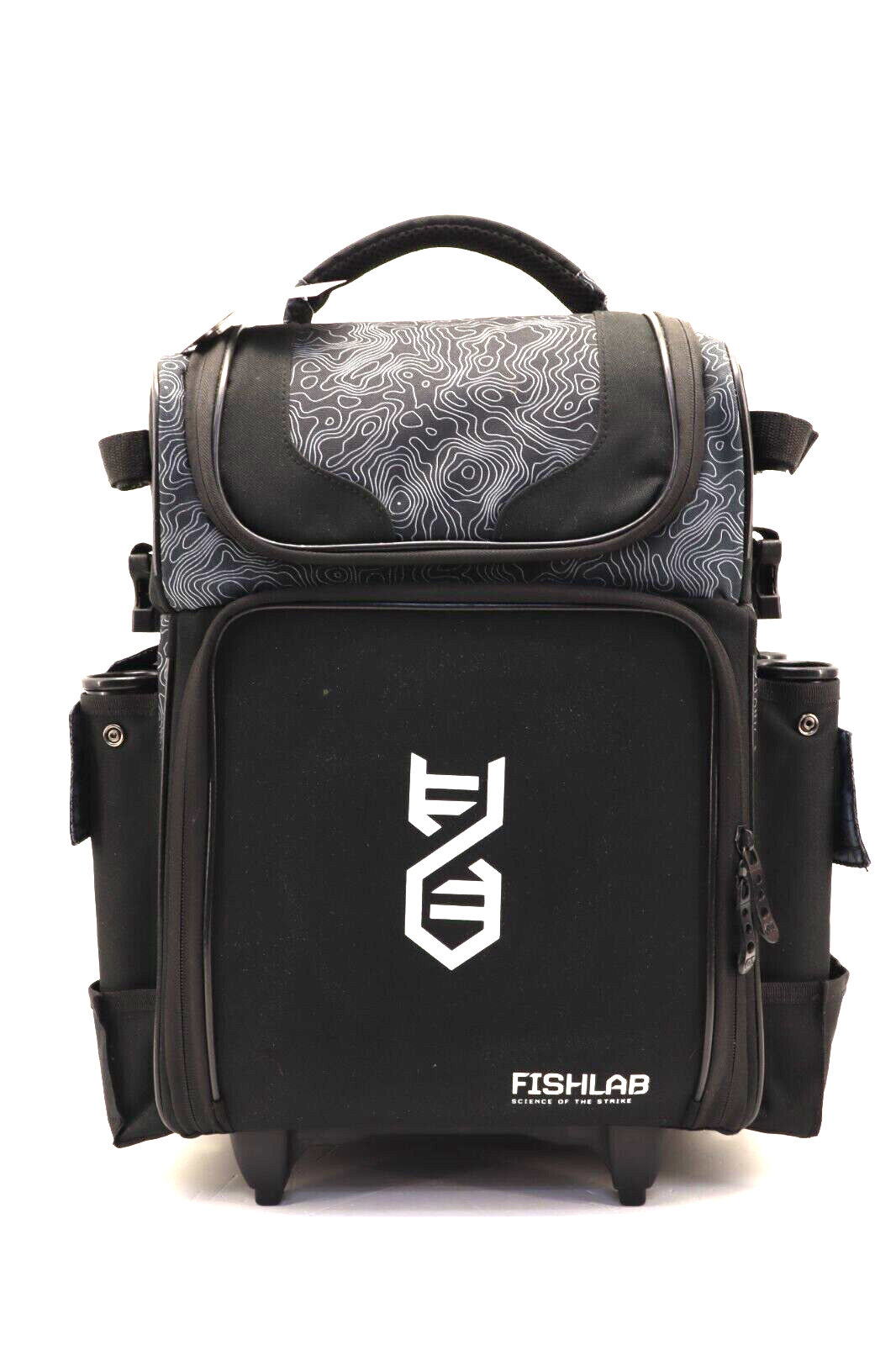FishLab Large Roller Tackle Bag with 5 3600 Sized FishLab Tackle Boxes