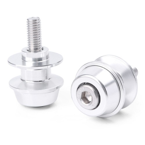 1 Set 8mm Swingarm Spools Sliders For Suzuki GSR750 GSX1300 GSXR600 SV1000 SV650 - Foto 6 di 12