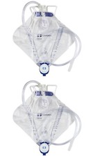 Urinary Drainage Bag Dover 48 Inch Tubing 2000 mL Sterile Anti-Reflux Barrier