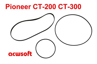 Riemen for Pioneer CT-200 CT 200  CT-300 CT 300 Tapedeck