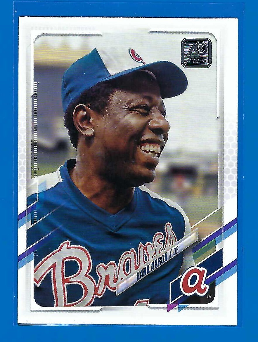 2021 Topps #472 HANK AARON Photo Variation SP