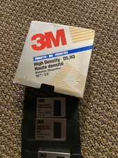 IBM HIGH DENSITY DS, HD 3.5" DISK SIX 3M FORMATTED