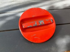 Vintage Ford XB Genuine Petrol Cap Orange 70s VGC