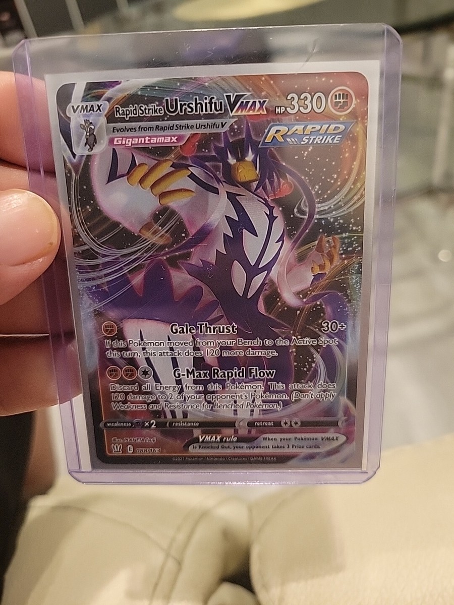 Rapid Strike Urshifu VMAX Full Art Pokémon Card - Battle Styles
