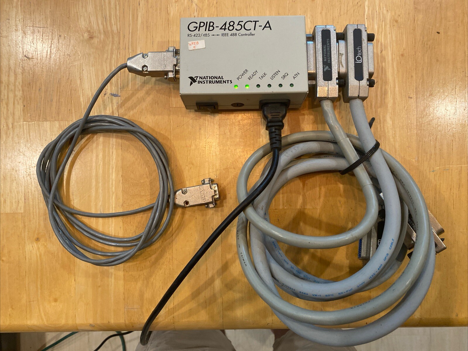 NATIONAL INSTRUMENTS NI CTLRGPIB-485CT-A / 182535D-02 Module w Cords