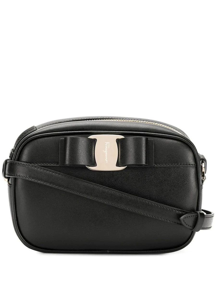 Ferragamo Salvatore Vara Bow Leather Mini Bag