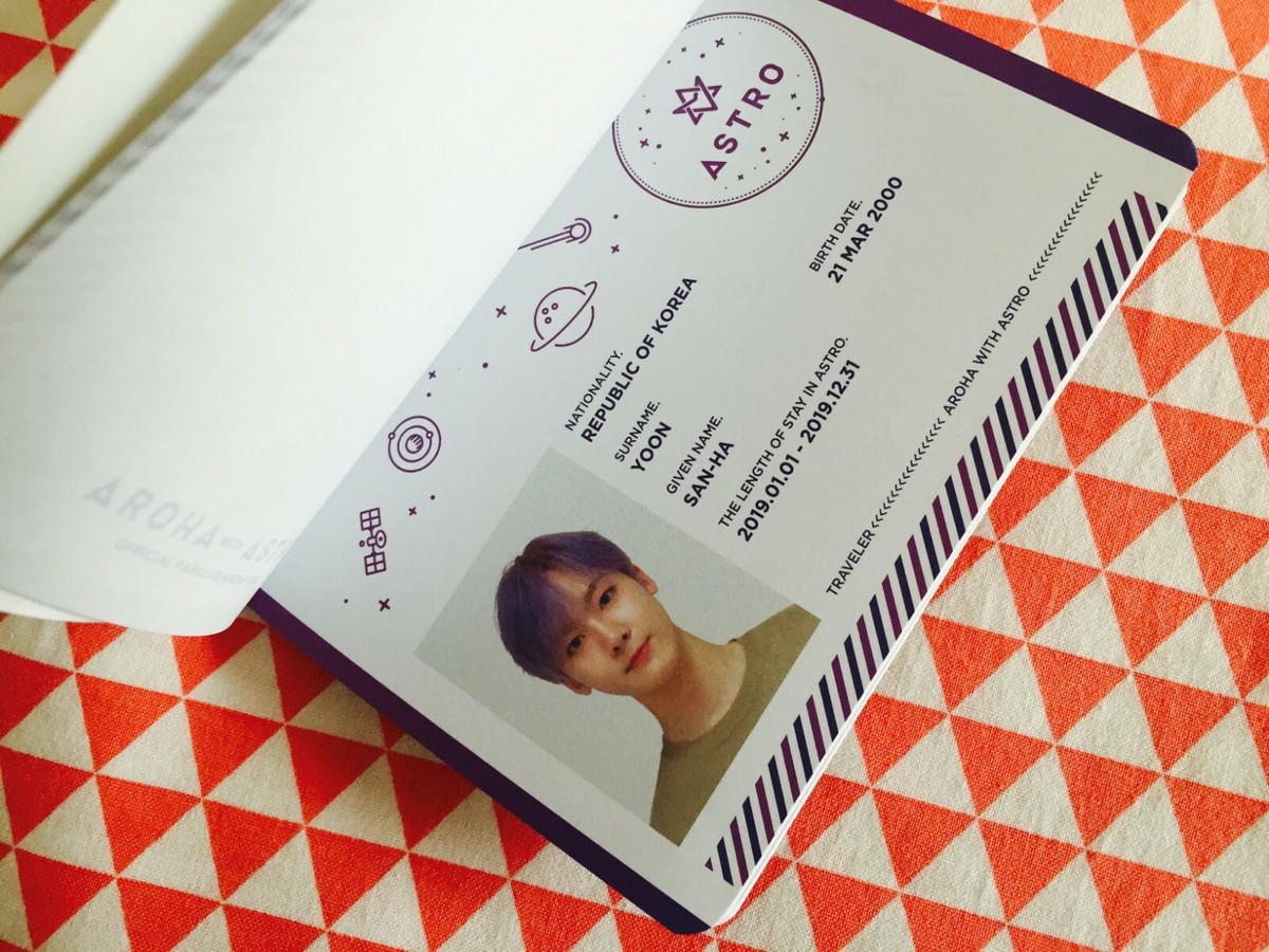 K-POP・アジア ASTRO Official Fanclub AROHA 3rd ASTRO FANCLUB AROHA 3rd Term Kit Official Goods Photocard