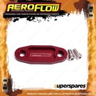 <!--F#f_0-->Aeroflow Billet Fuel Pump Block-Off Plate - Red for Ford 302-351 Cleveland<!--F/-->