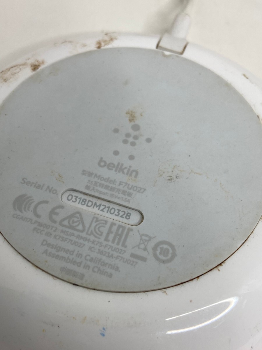 Belkin F7U027 Boost up White Wireless Charging Pad for sale