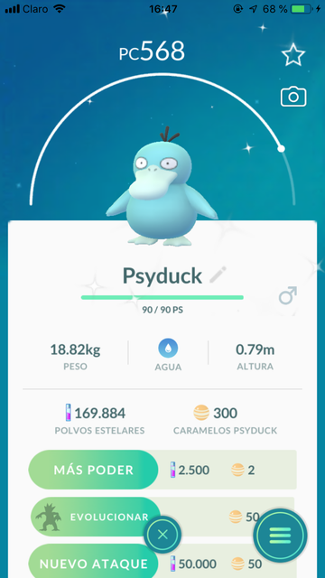 Shiny Psyduck Pokemon Go Trade 20k Stardust ( Registered ...