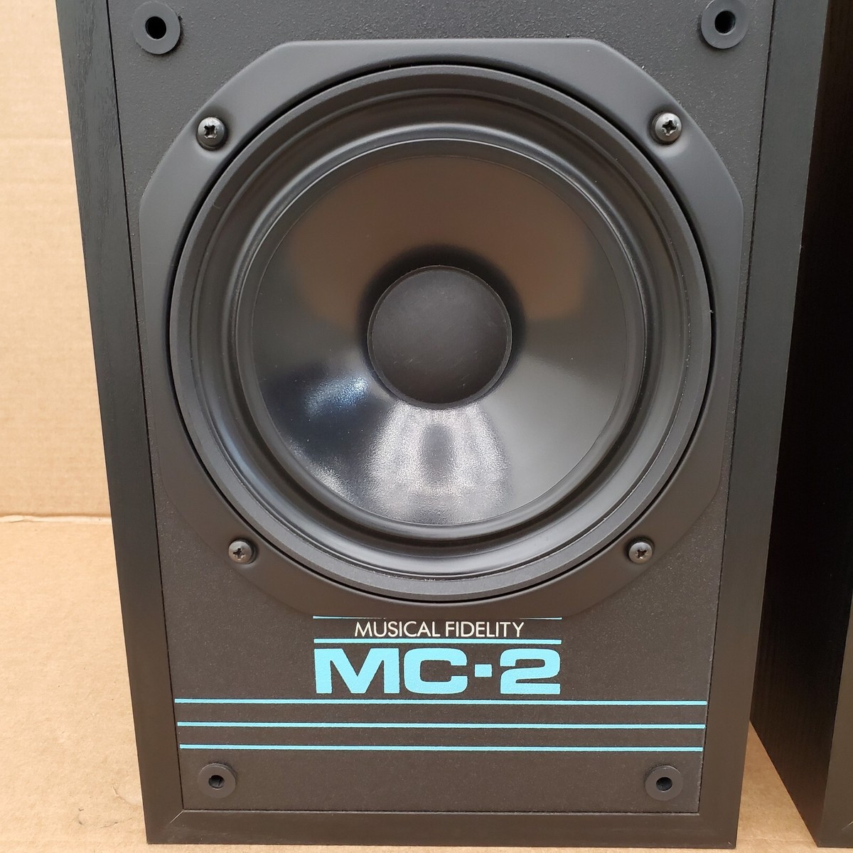 Vintage Musical Fidelity MC-2 Hi-Fi Speakers Made in England