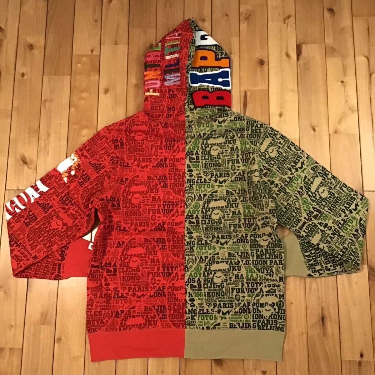 BAPE XXV CITIES CAMO ape head tiger full zip hoodie A Bathing Ape