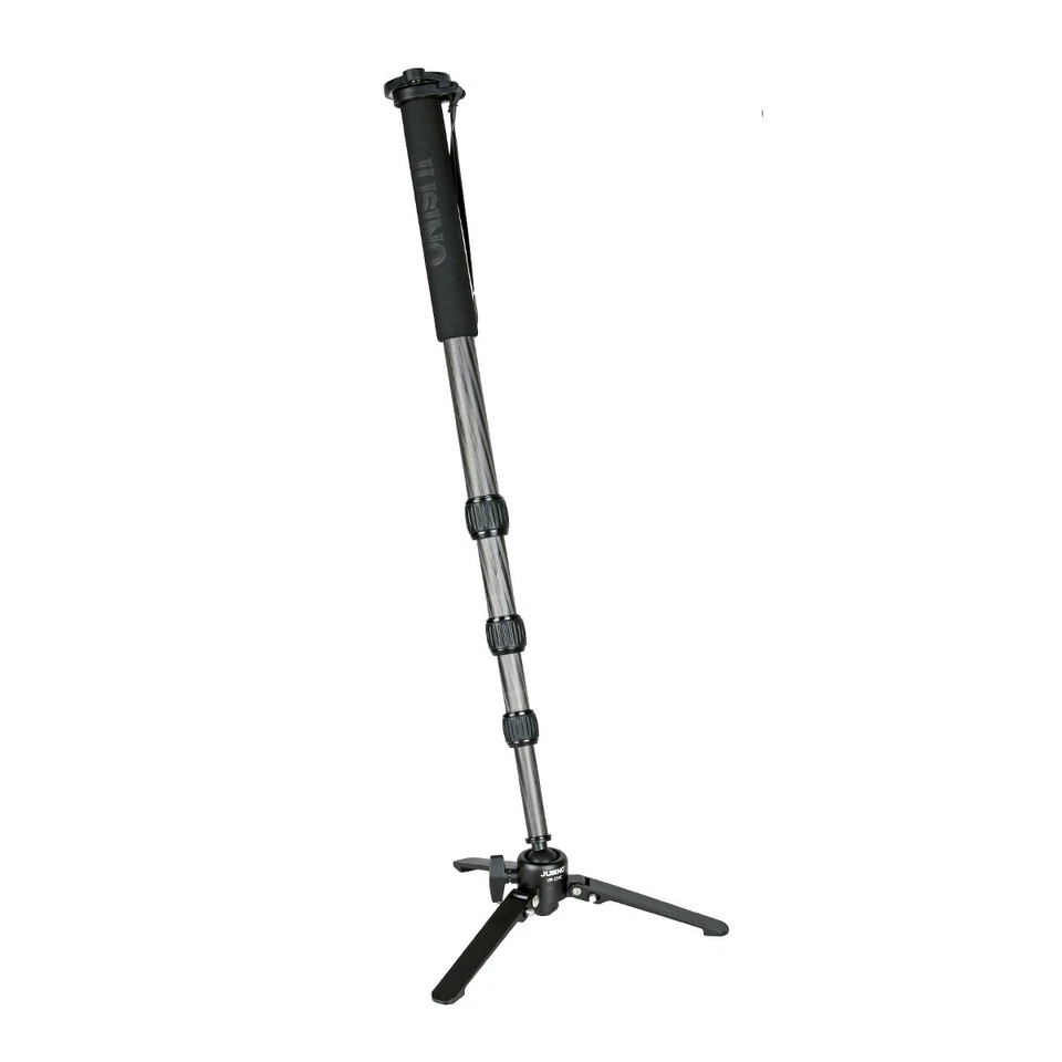 Carbon-Monopod (bis 153cm, bis 6kg) abnehmbarer Fuß/Tischstativ JUSINO VM-254C - Bild 3 von 4