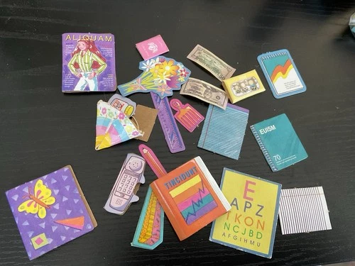 Lot #4  Vintage Barbie Paper And Cardboard Accessories