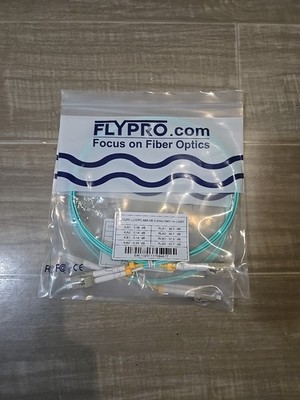 FLYPROFiber LC/UPC to LC/UPC Multimode Duplex Fiber Optic Patch Cable