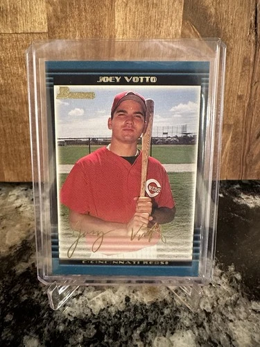 2002 Bowman Joey Votto RC GOLD Facsimile Auto