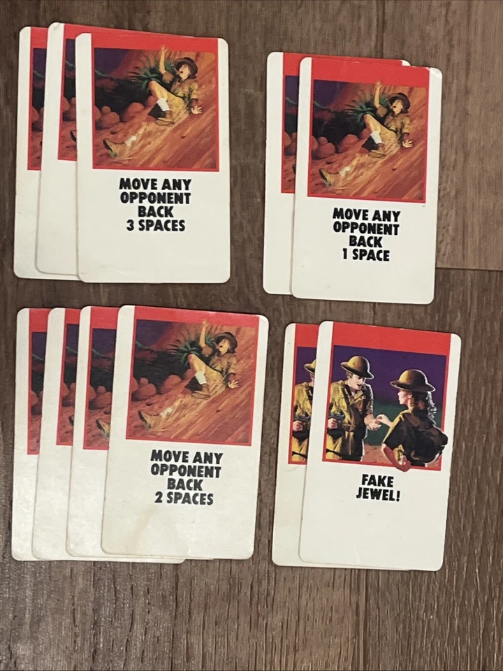 Juego de mesa Fireball Island 1986 cartas originales casi completo 47 de 48 Foto 4 de 4