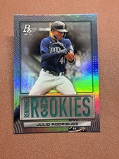 2022 Bowman Platinum - Renowned Rookies Julio Rodriguez #RR-17 (RC)