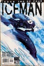 Iceman #2 (of 4) Marvel Comics 2002 Ditect Edition VF/NM Sleeve & Board