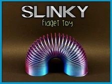 Slinky Fidget Toy 3D Printed Great Gift for Kids Teens Adults Stress Relief