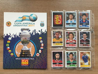 Panini, Copa America Argentina 2011, Complete Sticker Set + Empty Album, Messi