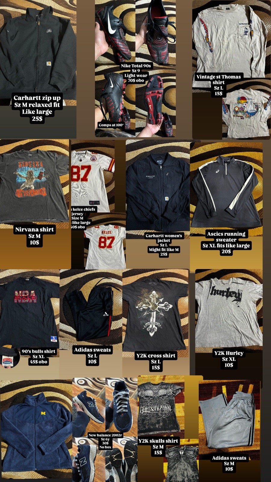 A Mixed Lot 25 pc for Clothes Kate Spade Wallet Shoes for Kids Women’s and Mens